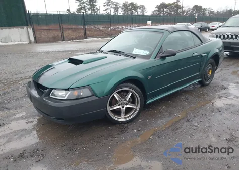 2002 Ford Mustang Gt z USA, uszkodzony, nr VIN 1FAFP45X72F224133